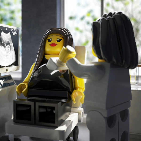pregnant lego figure
