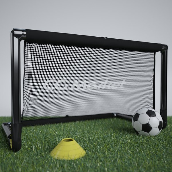 3ds max portable soccer goal ball