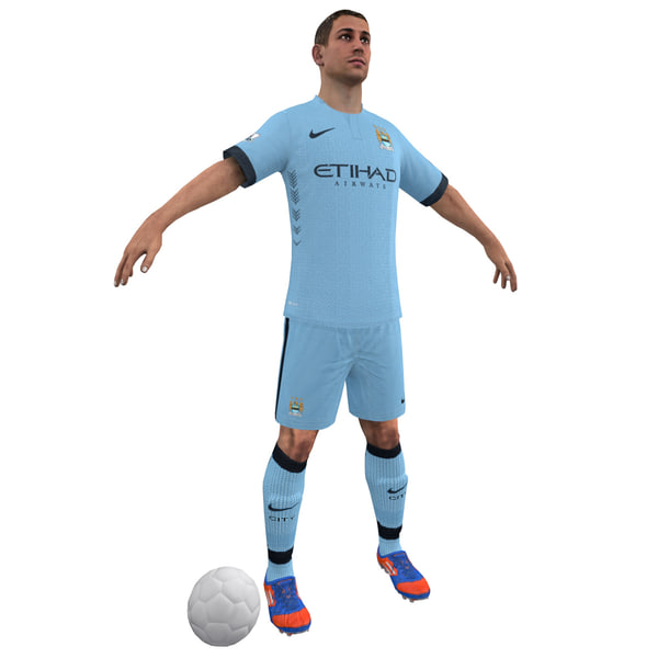3ds max soccer player