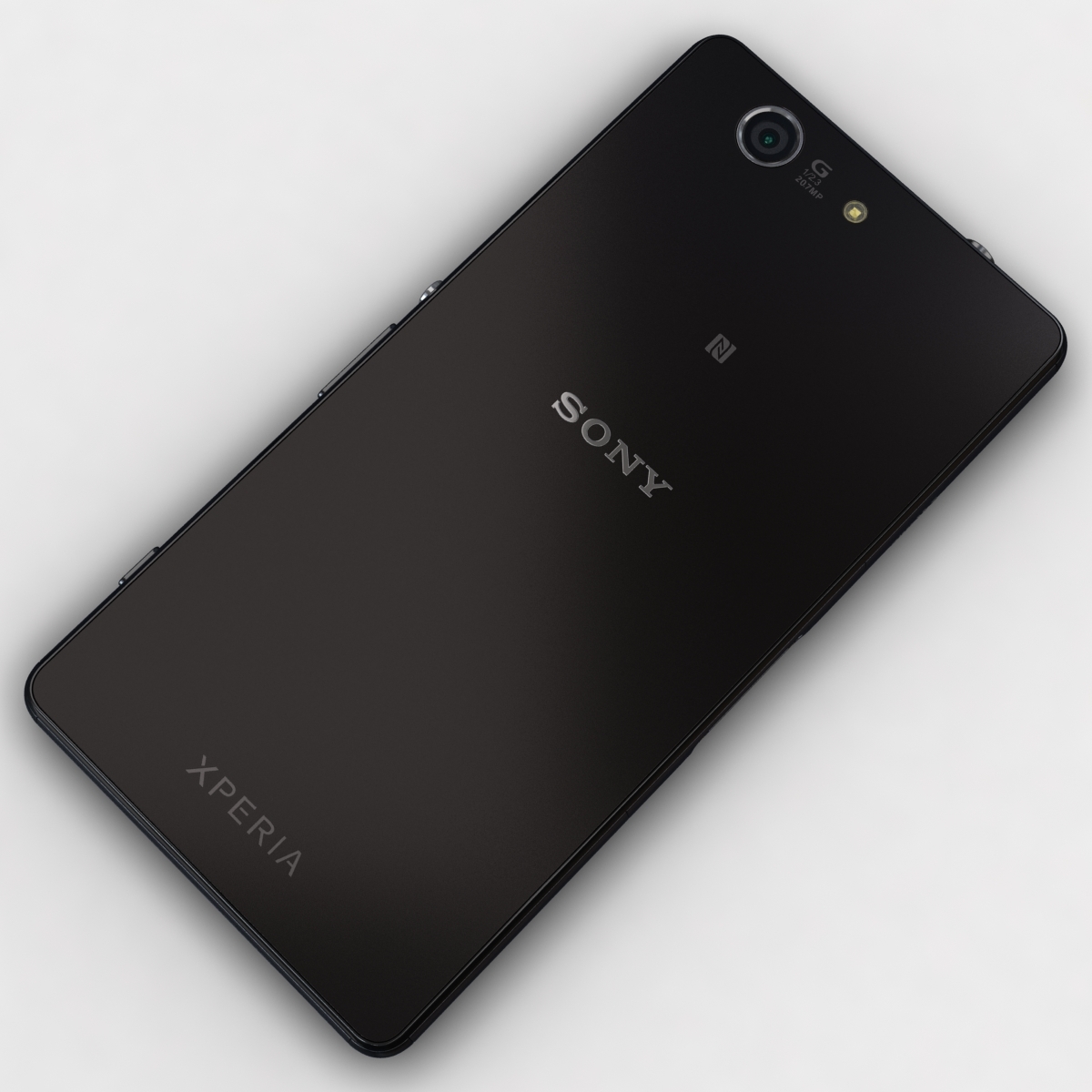 索尼xperia z3紧凑型黑白3d模型