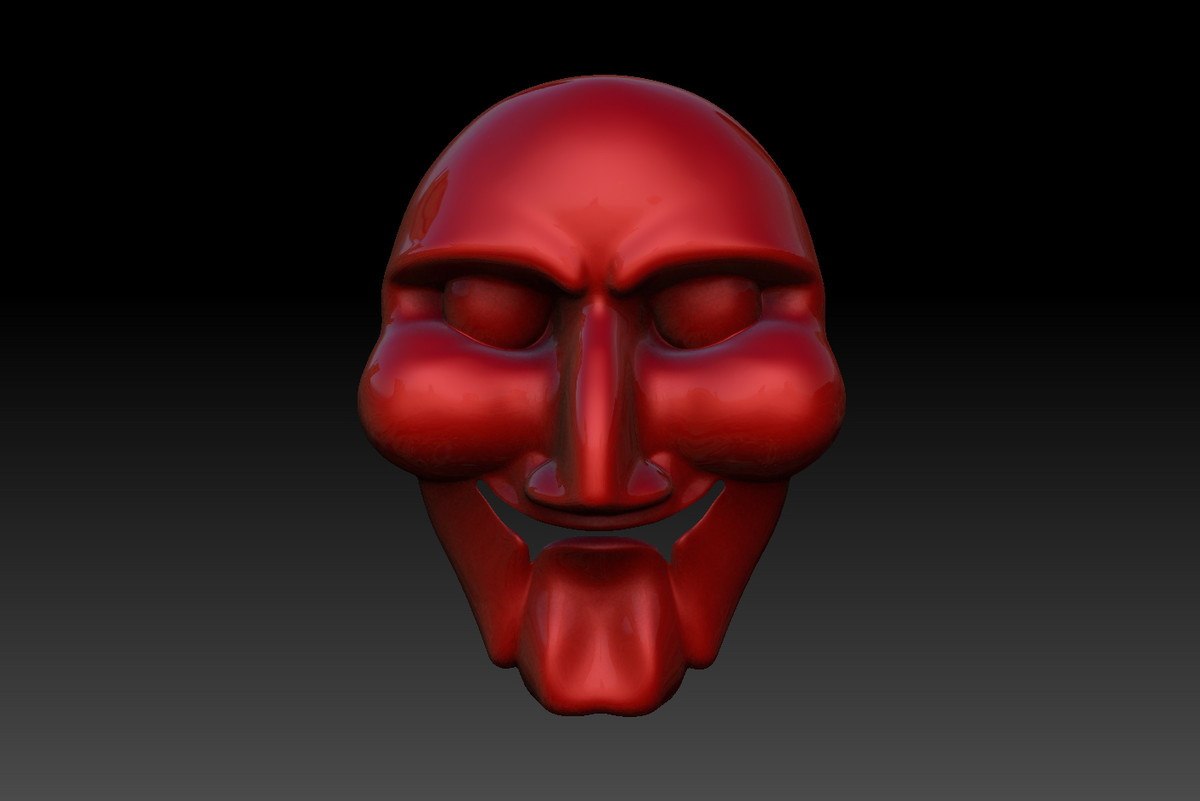 3d Mask Jigsaw Killer Model