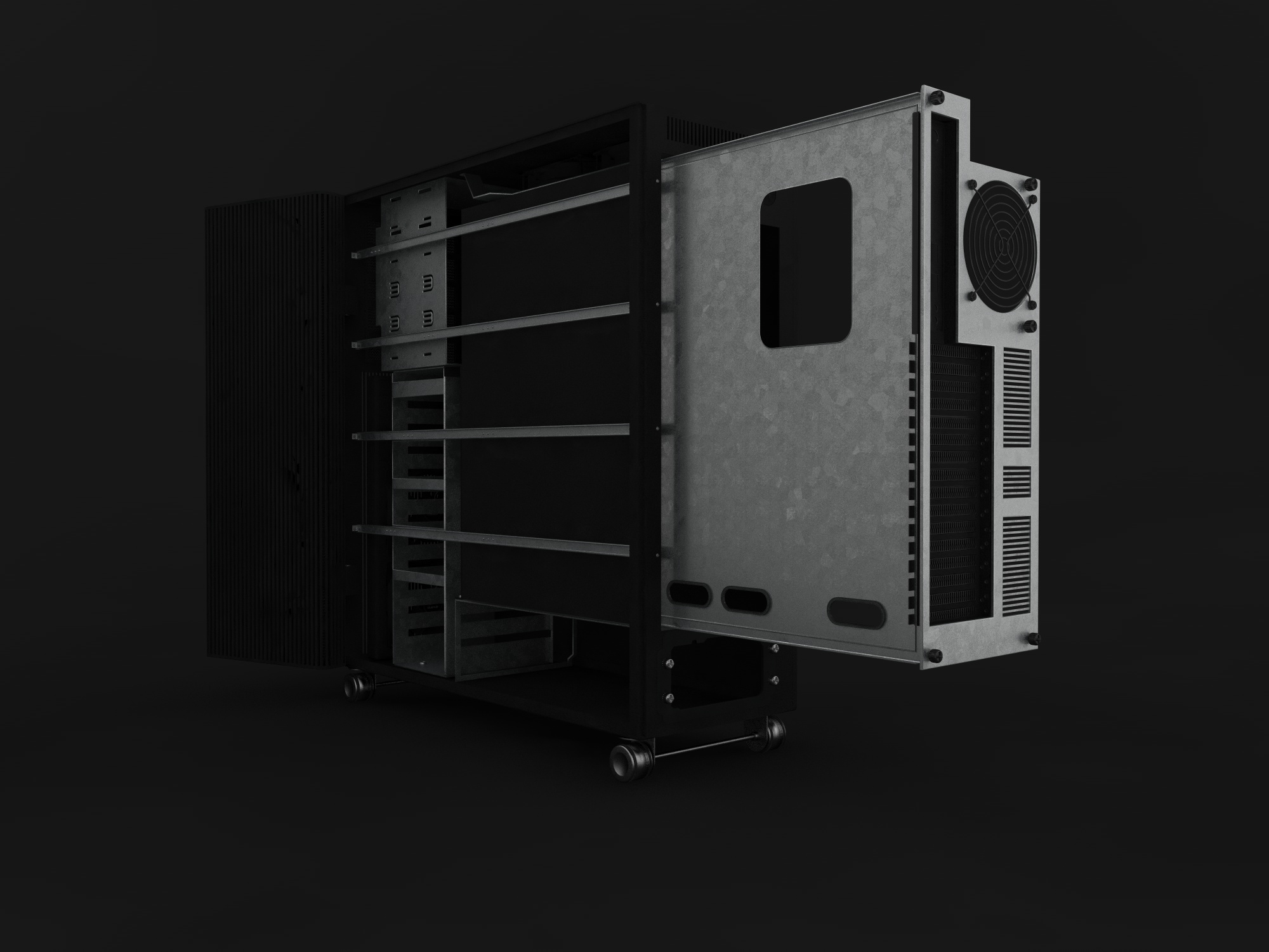 3d model pc case