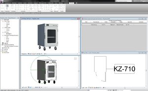 free revit kz-710 blanket warmer 3d model