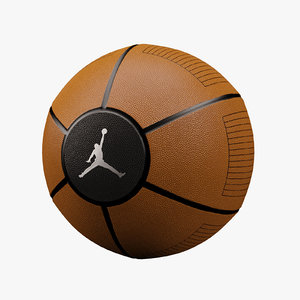 basketball jordan 3d model