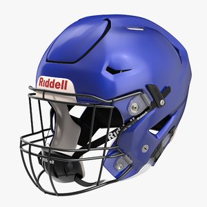 3d riddel speedflex helmet blue