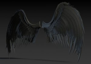 3d model dark wings