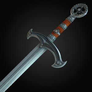 sword medieval 3d model