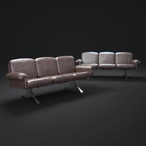 de-sede-desede-lounge-sofa-ds-31 3d model