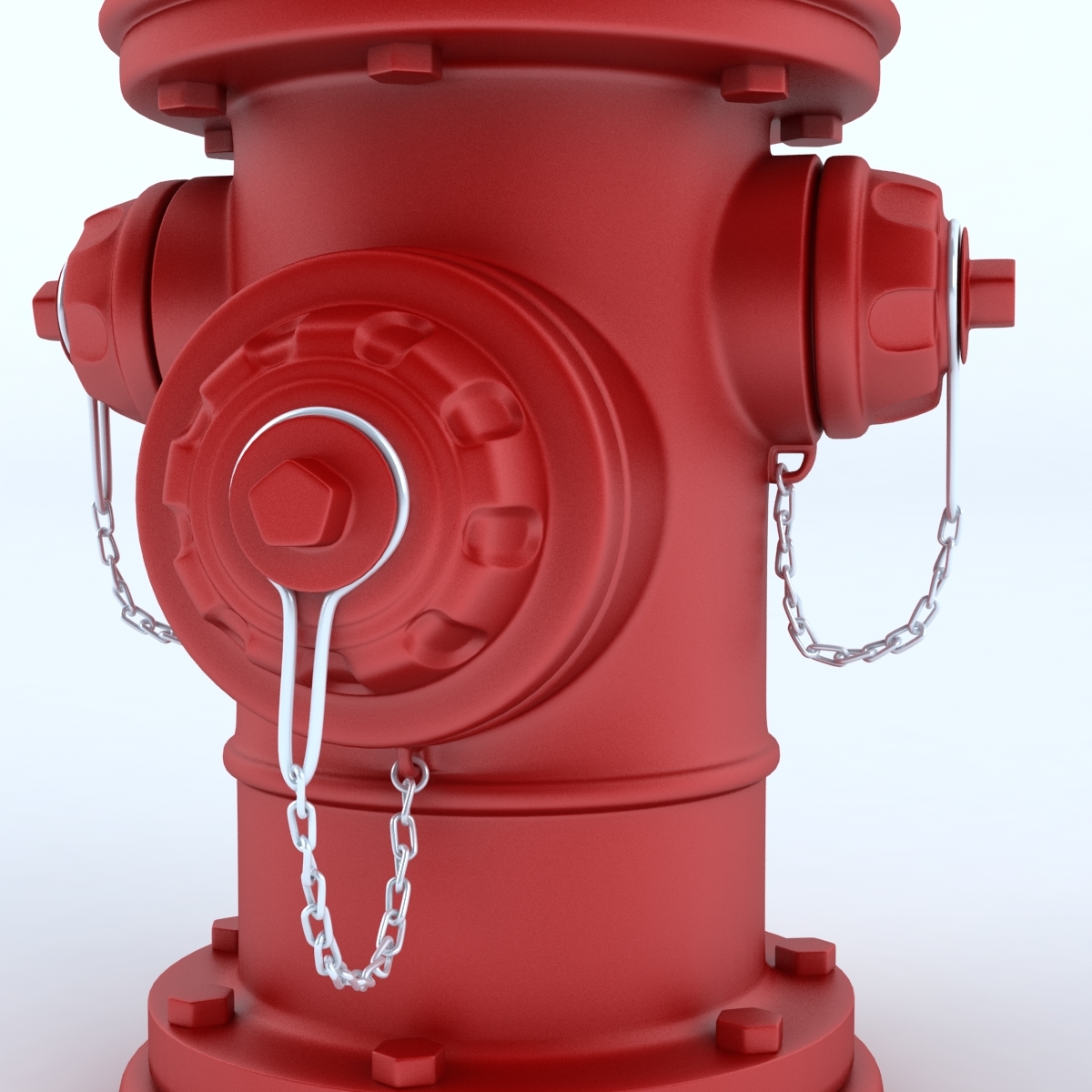 3d model hydrant cartoon