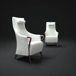 giorgetti-progetti-bergere-armchair 3d max