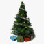 3dsmax christmas tree 2 santa sleigh