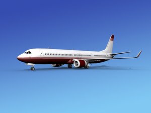 3d 737-900er 737 airplane 737-900 model