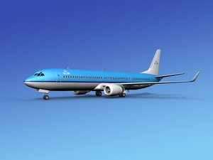 3d model of 737-900er 737 airplane 737-900