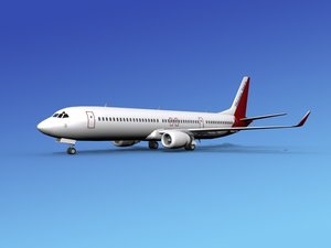 737-900er 737 airplane 737-900 3d max