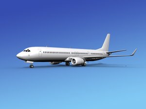 3d model 737-900er 737 airplane 737-900