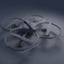 3d model of drone quadcopter