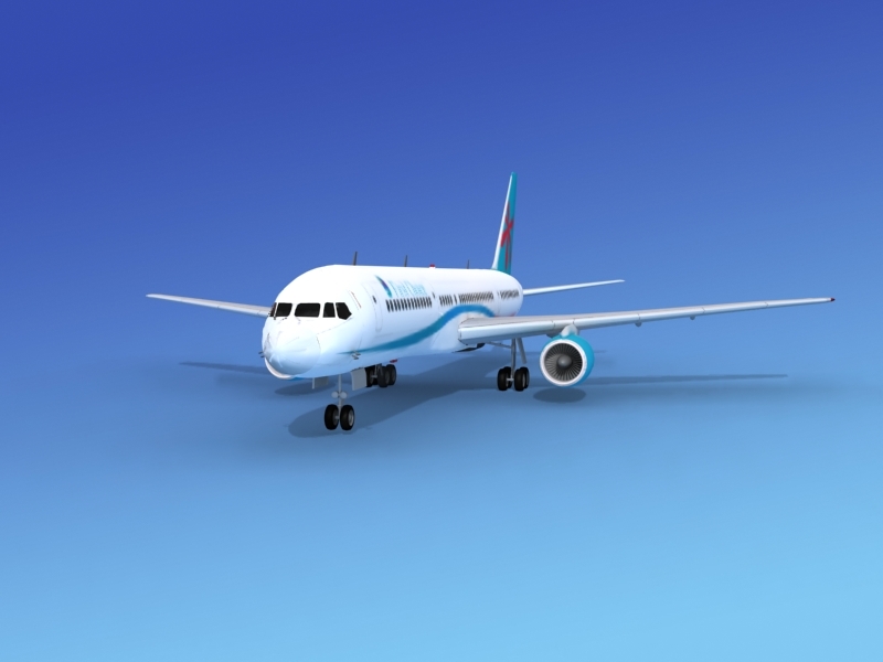 波音757-200首选3d模型