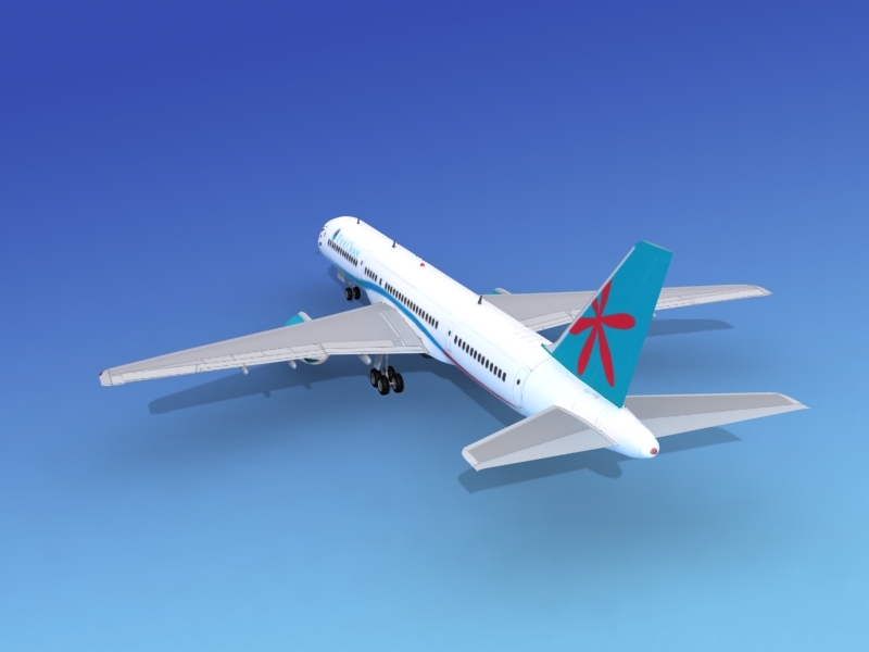 波音757-200首选3d模型