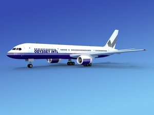 airline boeing 757 757-200 3ds