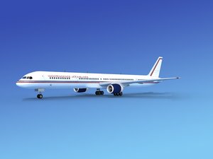 airline boeing 757 757-300 3d 3ds