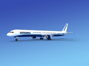 3d airline boeing 757 757-300 model