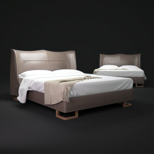 3d giorgetti-bed model