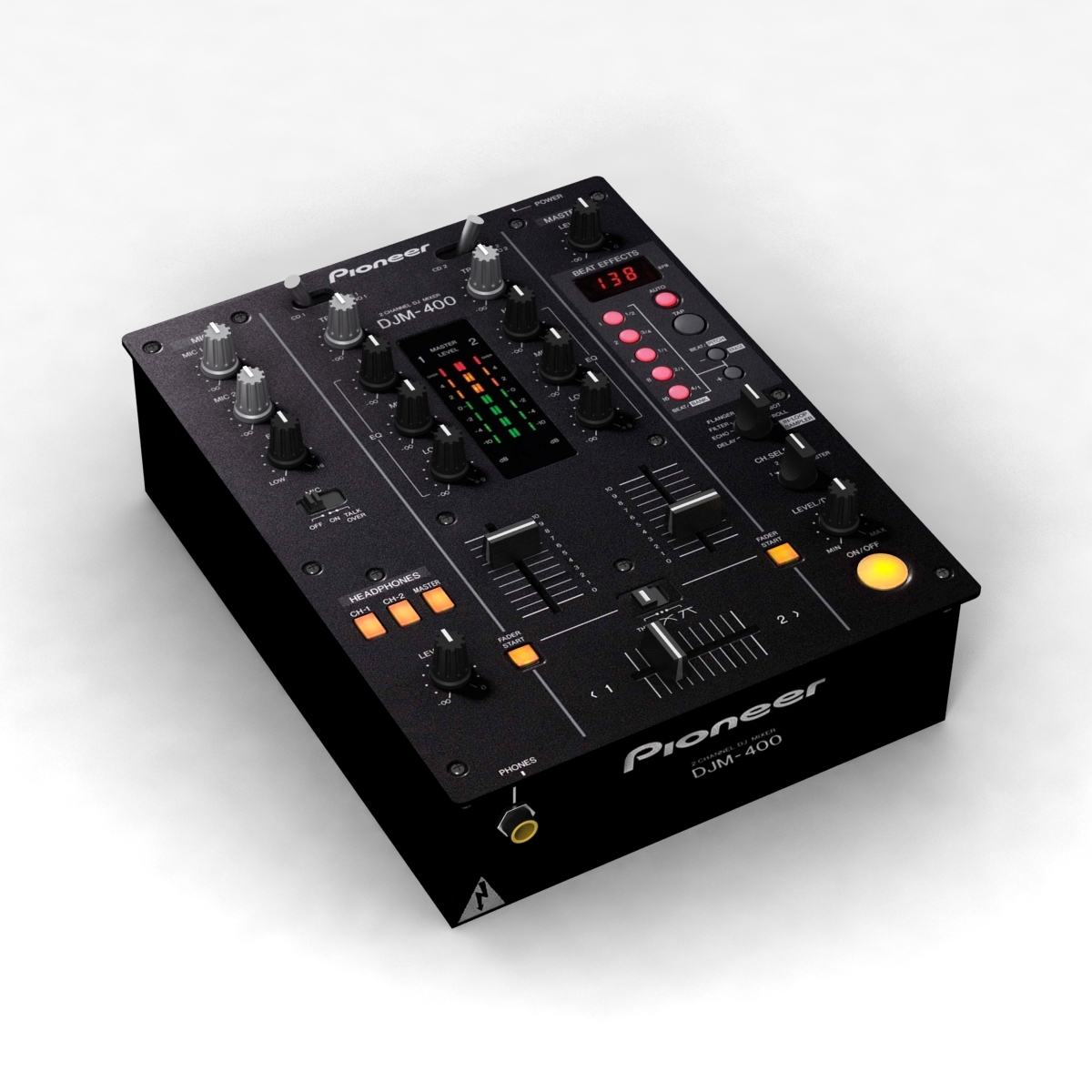 3d pioneer djm400 mixer model