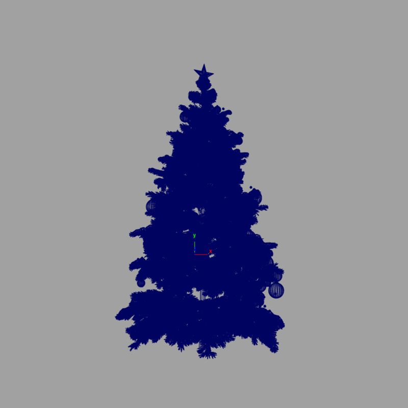 snow globe house 3d fbx