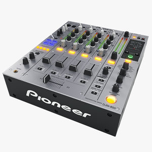 3d model dj mixer pioneer djm-850