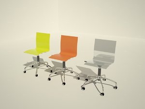 3d model gel domitalia chair