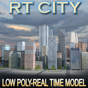 3d city building blocks real time