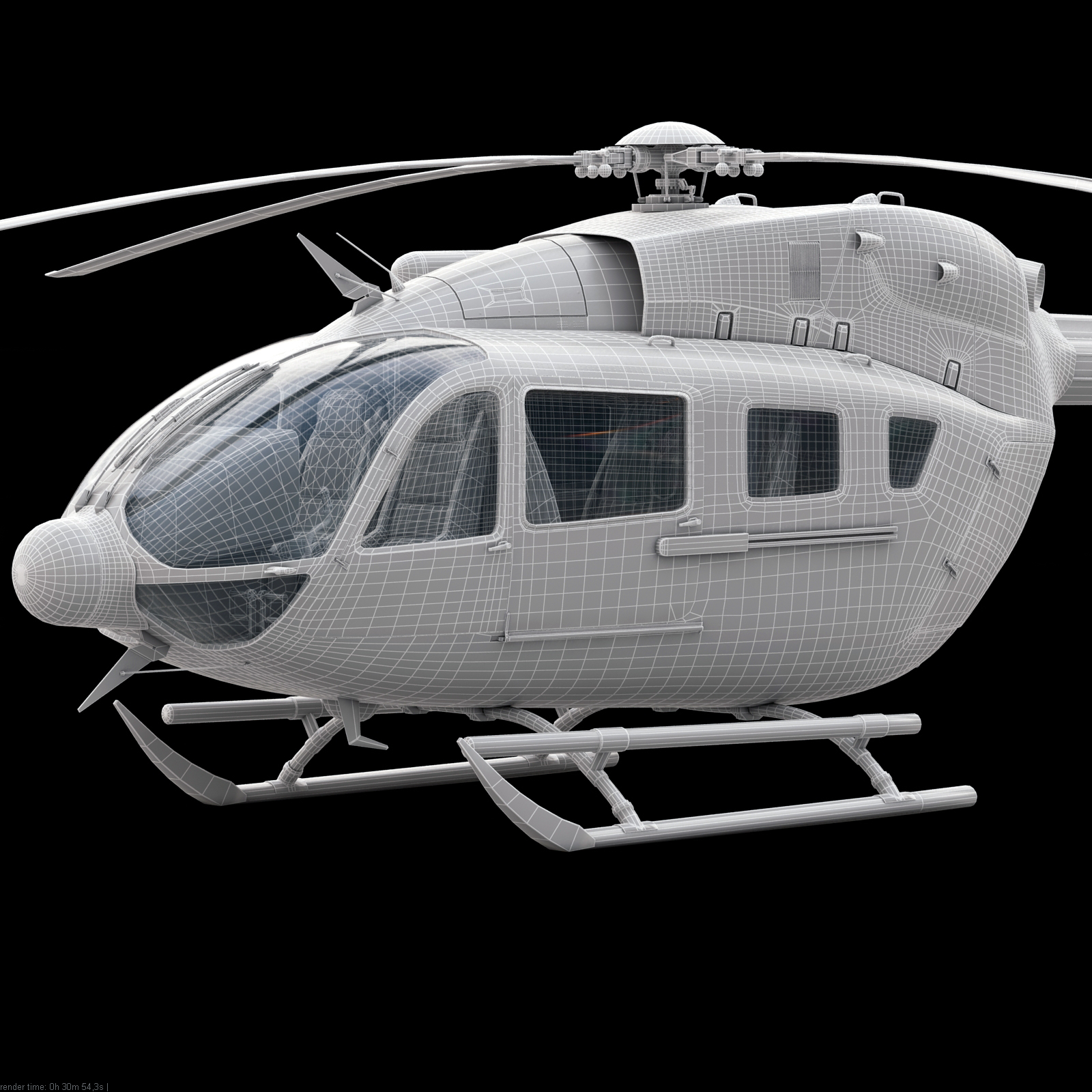 ユーロコプターEC 145ビジネスヘリコプター3Dモデル TurboSquid 926245