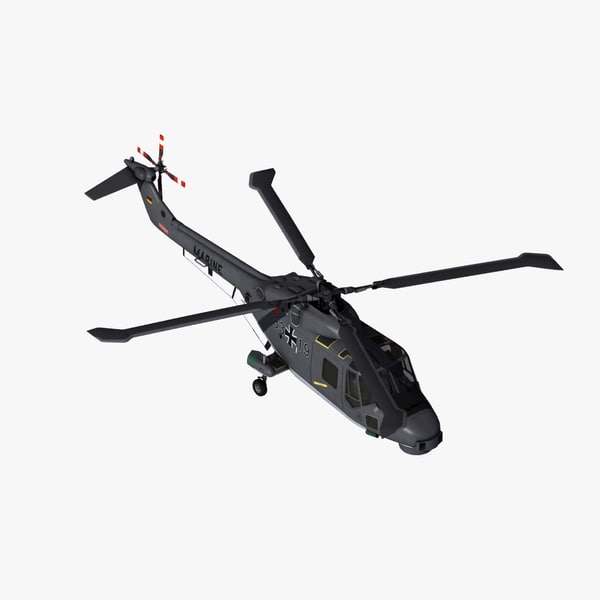 lynx mk88a helicopter 3d model