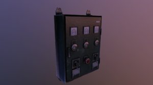 3d model fusebox gameready