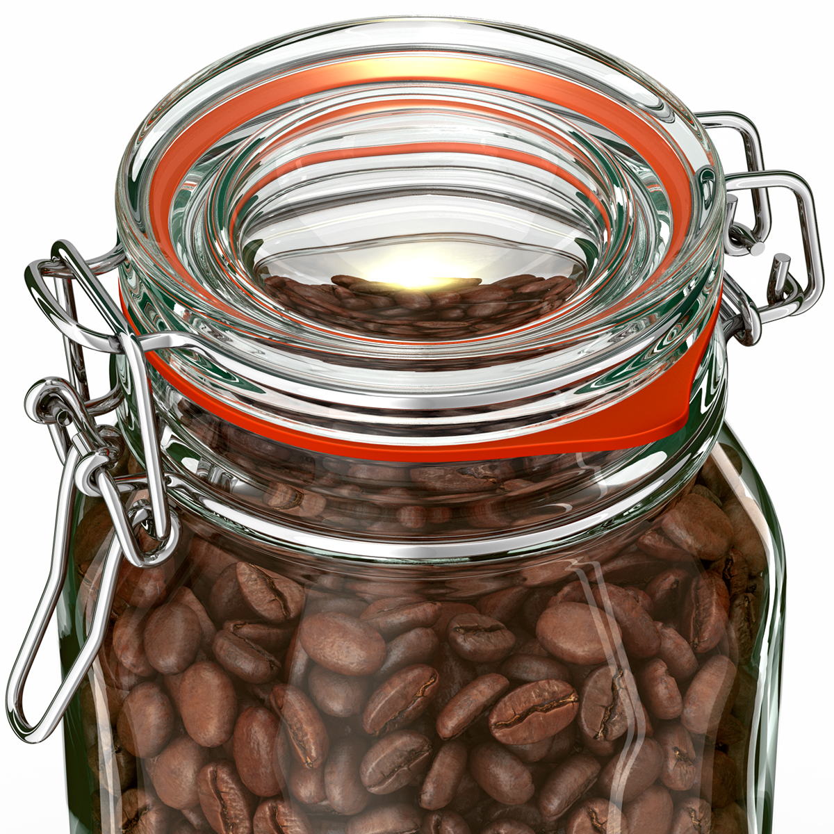 jar coffee beans