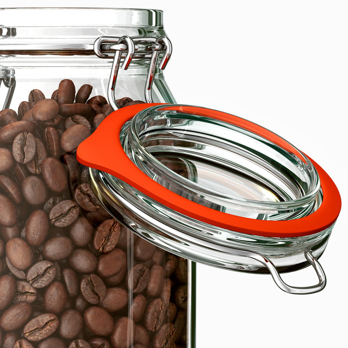 jar coffee beans