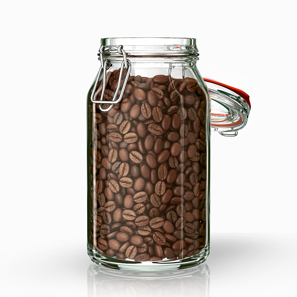 jar coffee beans