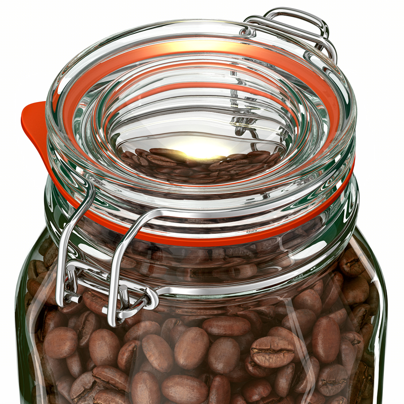 jar coffee beans