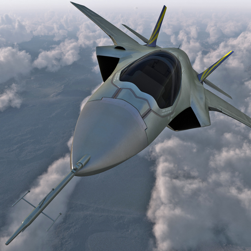 3dsmax fighter aircraft lockheed martin