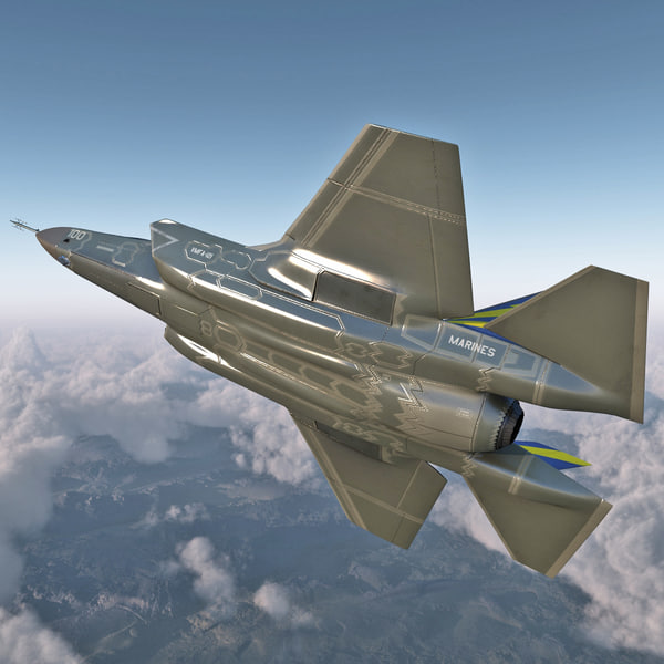 3dsmax fighter aircraft lockheed martin