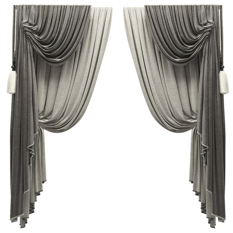 Curtains 3d Max