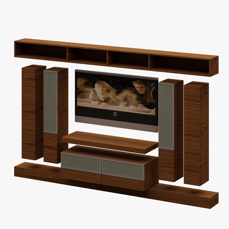 3d model tv unit