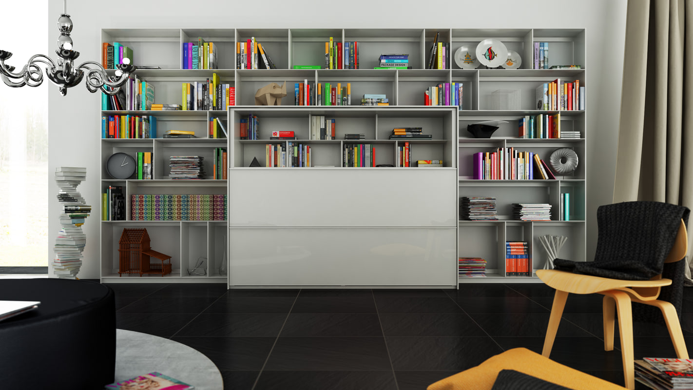 3d Model Of B Bookcase 5