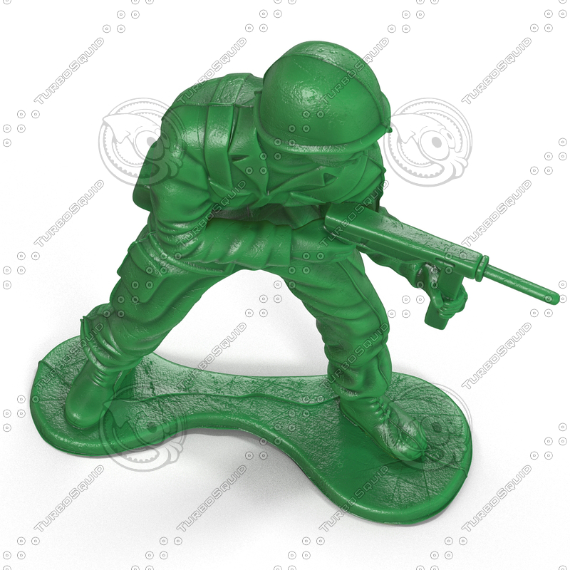 3d toy soldier model