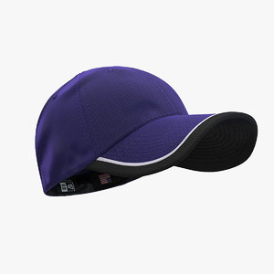 3d model - 39thirty cap purple