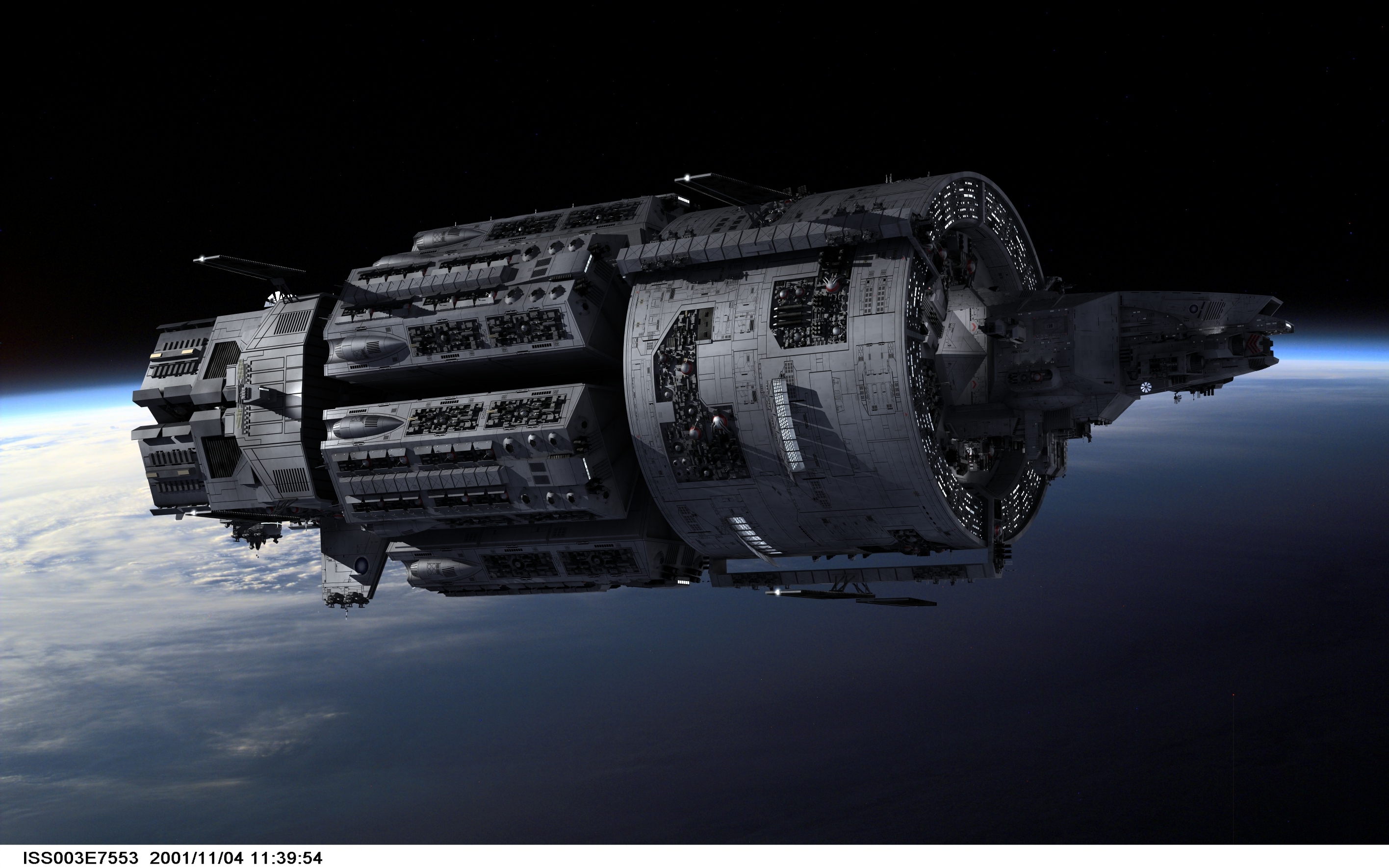 星际太空飞船3d模型