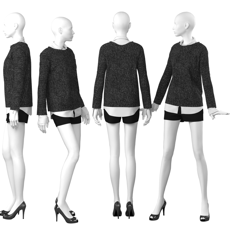 woman mannequin 3d model