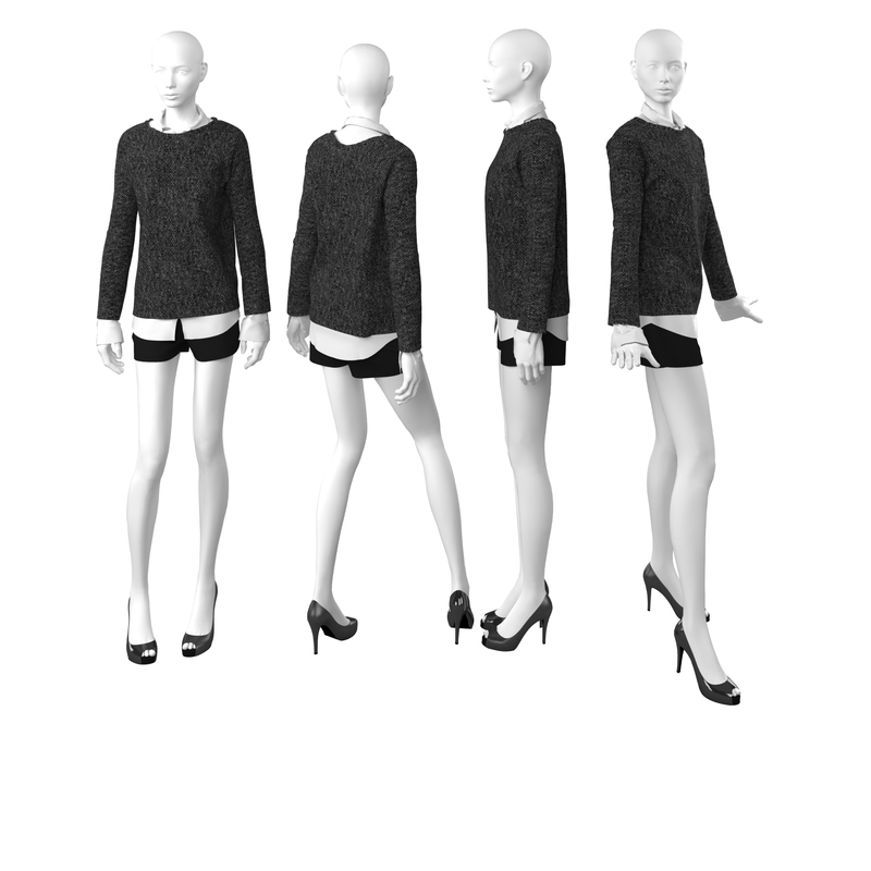 woman mannequin 3d model