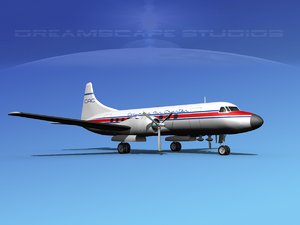 3ds propellers convair 340 charter
