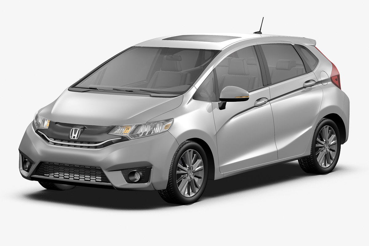 3d model 2015 honda fit